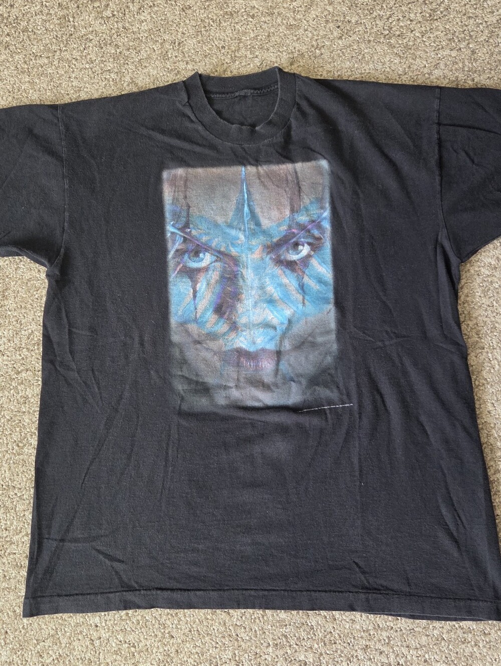Vtg 90s THE CROW City Of Angels Movie Adult Black T-Shirt Tee Single Stitch